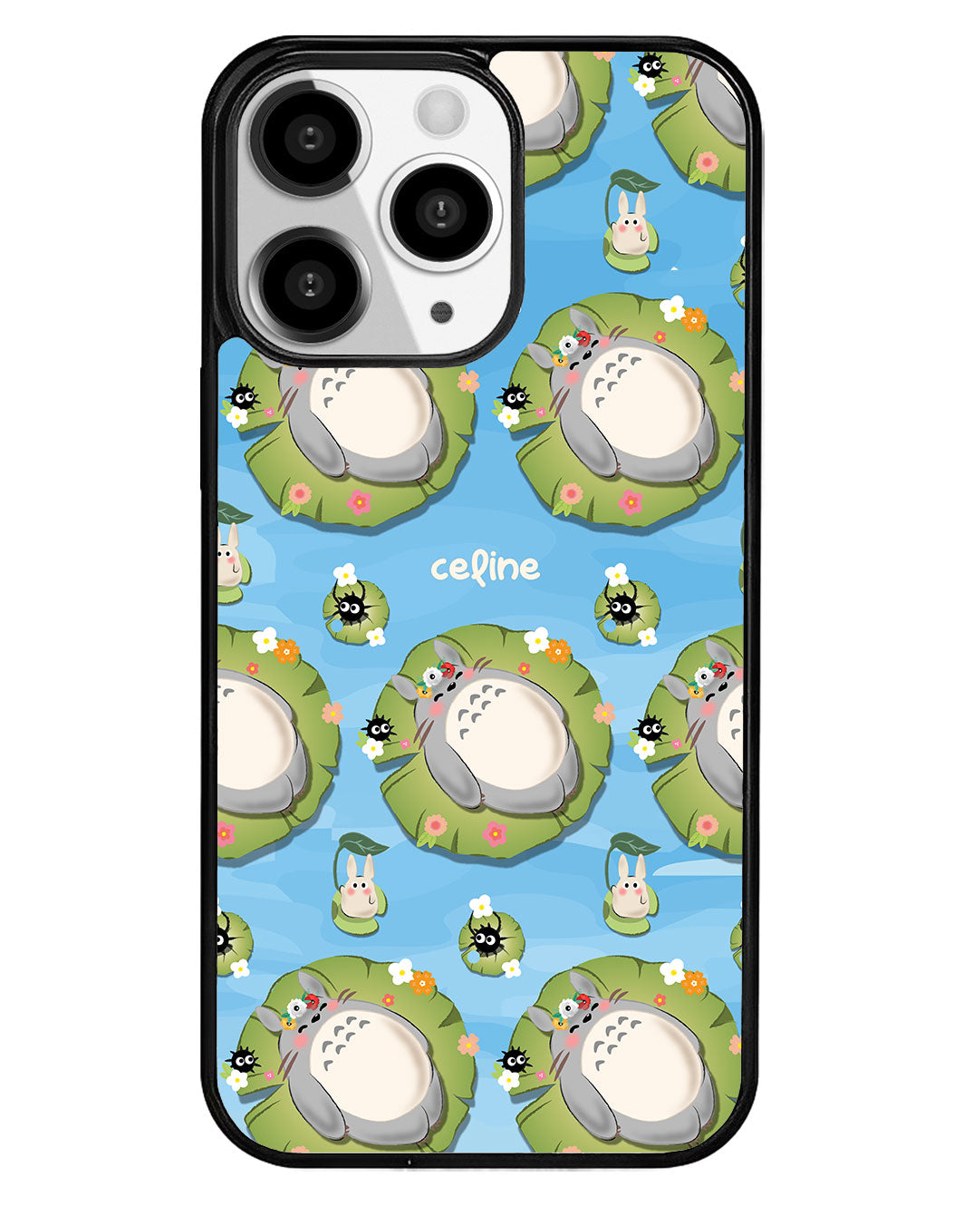 iPhone Premium Glam Case - Totoro Pattern