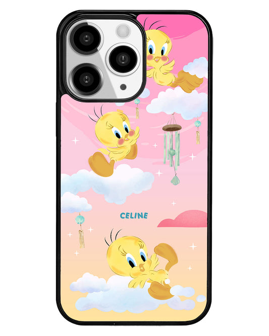 iPhone Premium Glam Case - Tweety in Sky