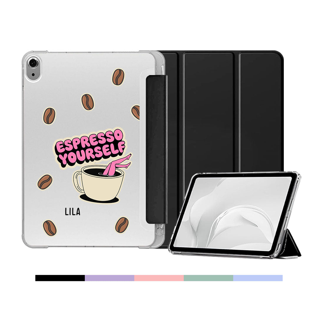 iPad & Android Tab Softcase Flipcover - Espresso Yourself
