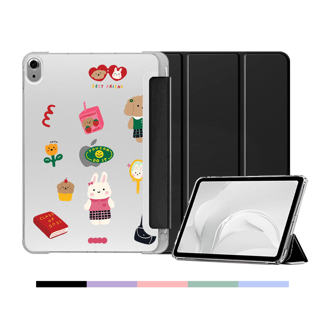 iPad & Android Tab Softcase Flipcover - class of bunny