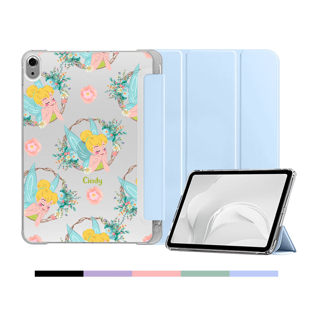 iPad & Android Tab Softcase Flipcover - Tinkerbell Pattern