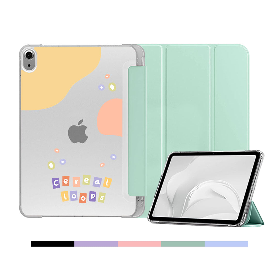 iPad & Android Tab Softcase Flipcover - 8AM CEREAL LOOPS