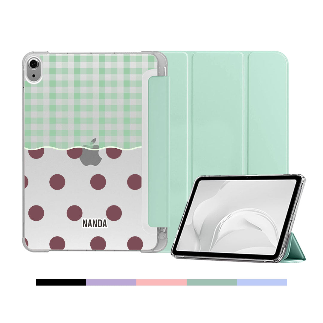 iPad & Android Tab Softcase Flipcover - Mint Picnic Day
