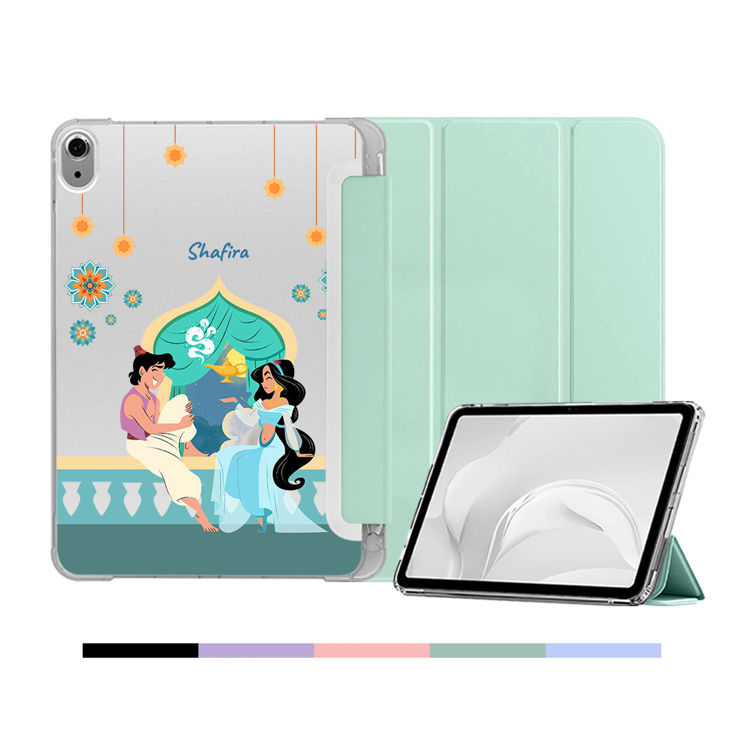 iPad & Android Tab Softcase Flipcover - Aladdin With Jasmin