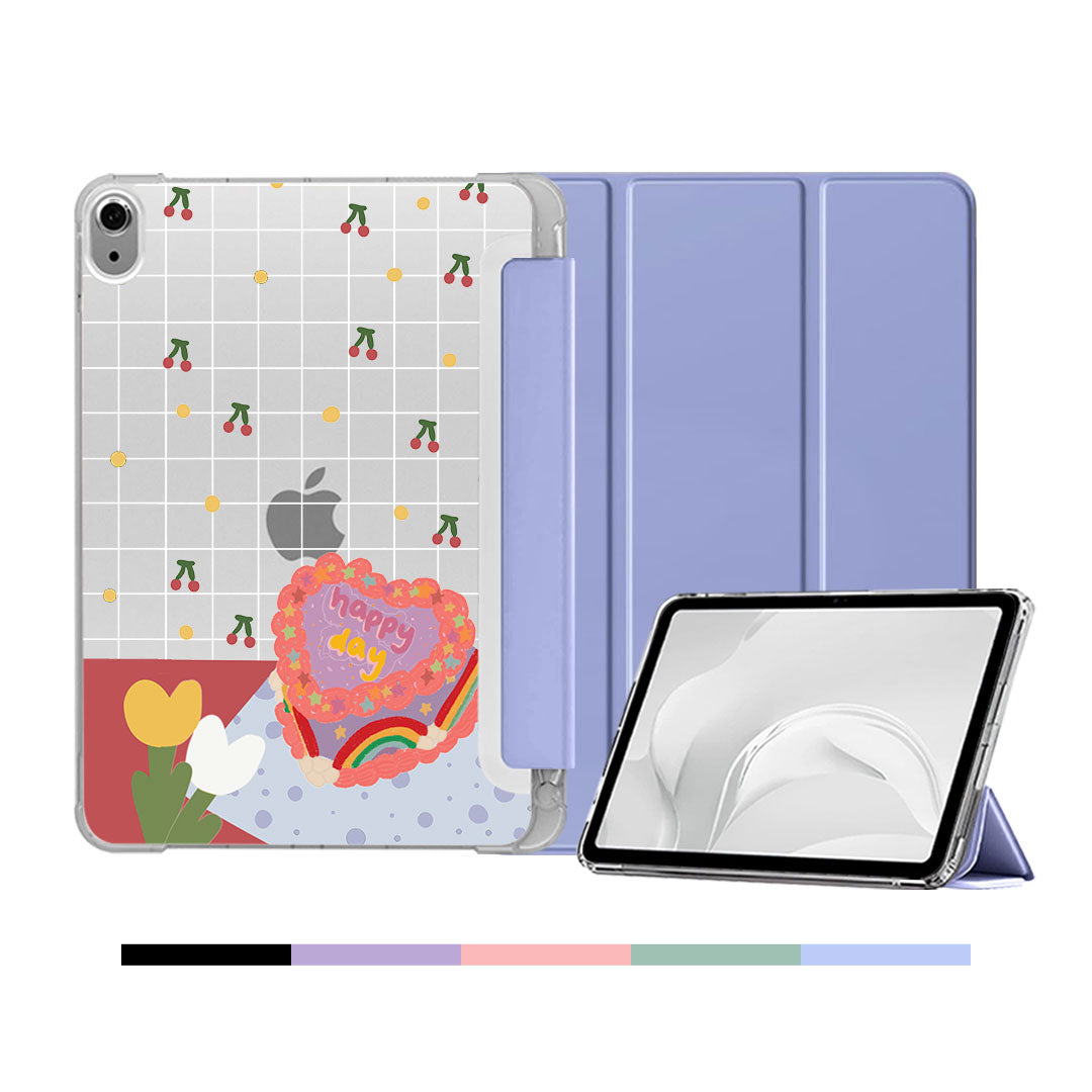 iPad & Android Tab Softcase Flipcover - Happy Cake