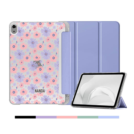 iPad & Android Tab Softcase Flipcover - Lilac Meadow