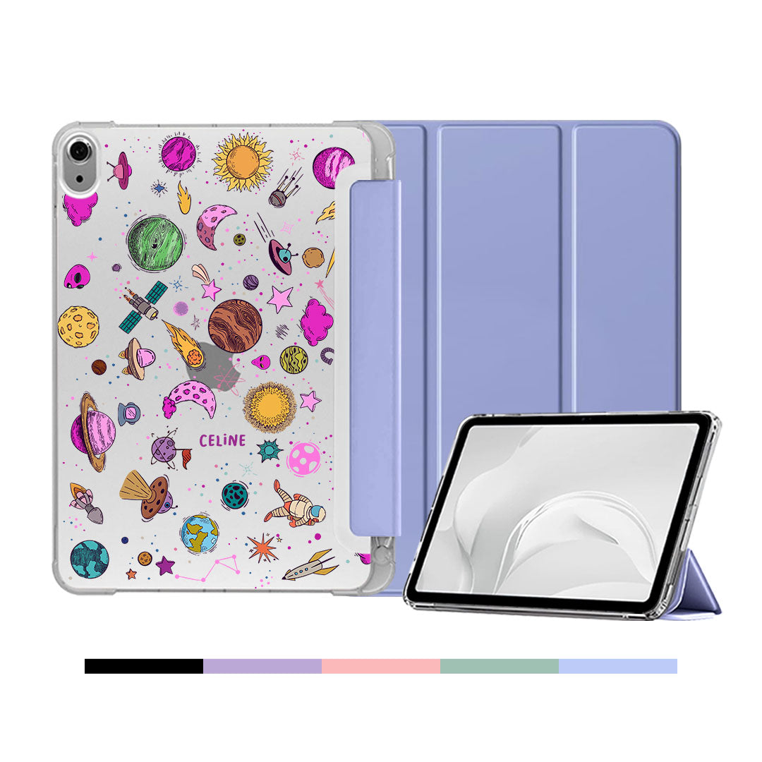 iPad & Android Tab Softcase Flipcover - Retro Space