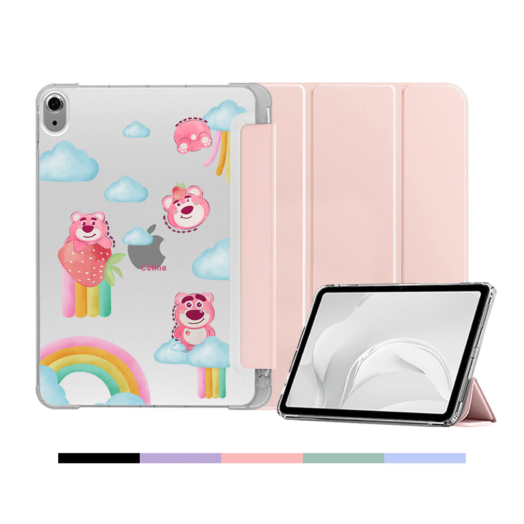iPad & Android Tab Softcase Flipcover - Lotso Rainbow