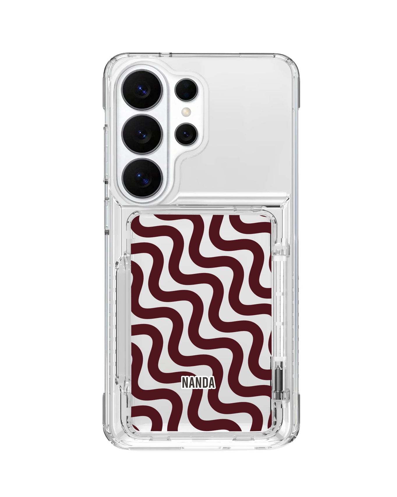 Android Crystal Wallet Standing Case - Chocolate Groove