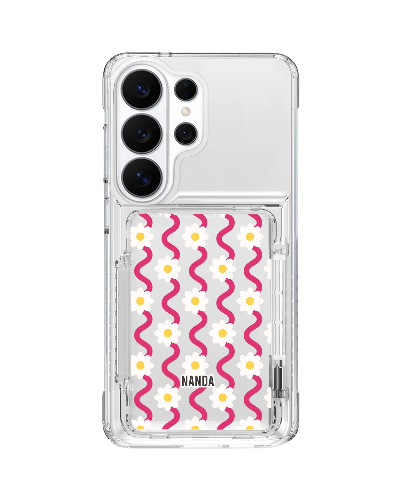 Android Crystal Wallet Standing Case - Daisy Disco
