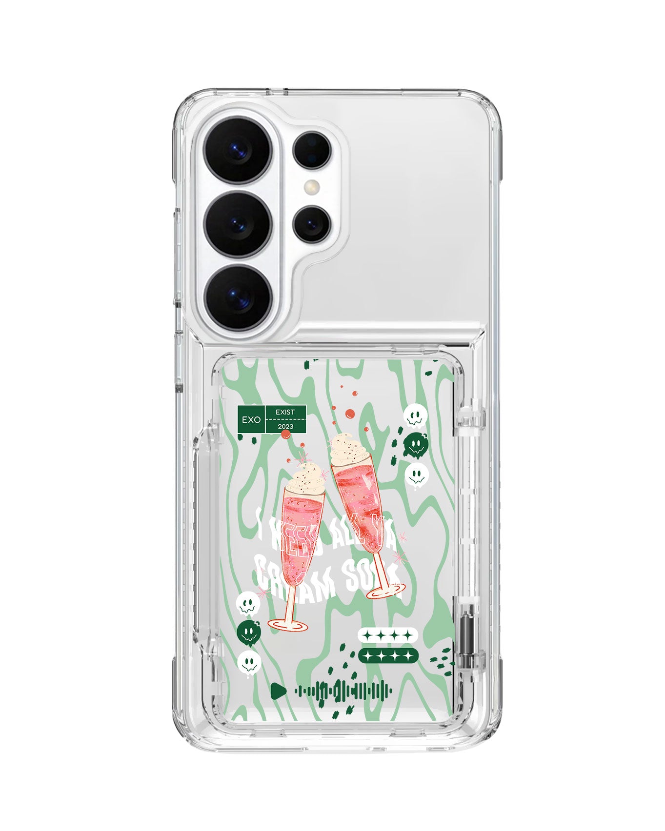 Android Crystal Wallet Standing Case - EXO 1