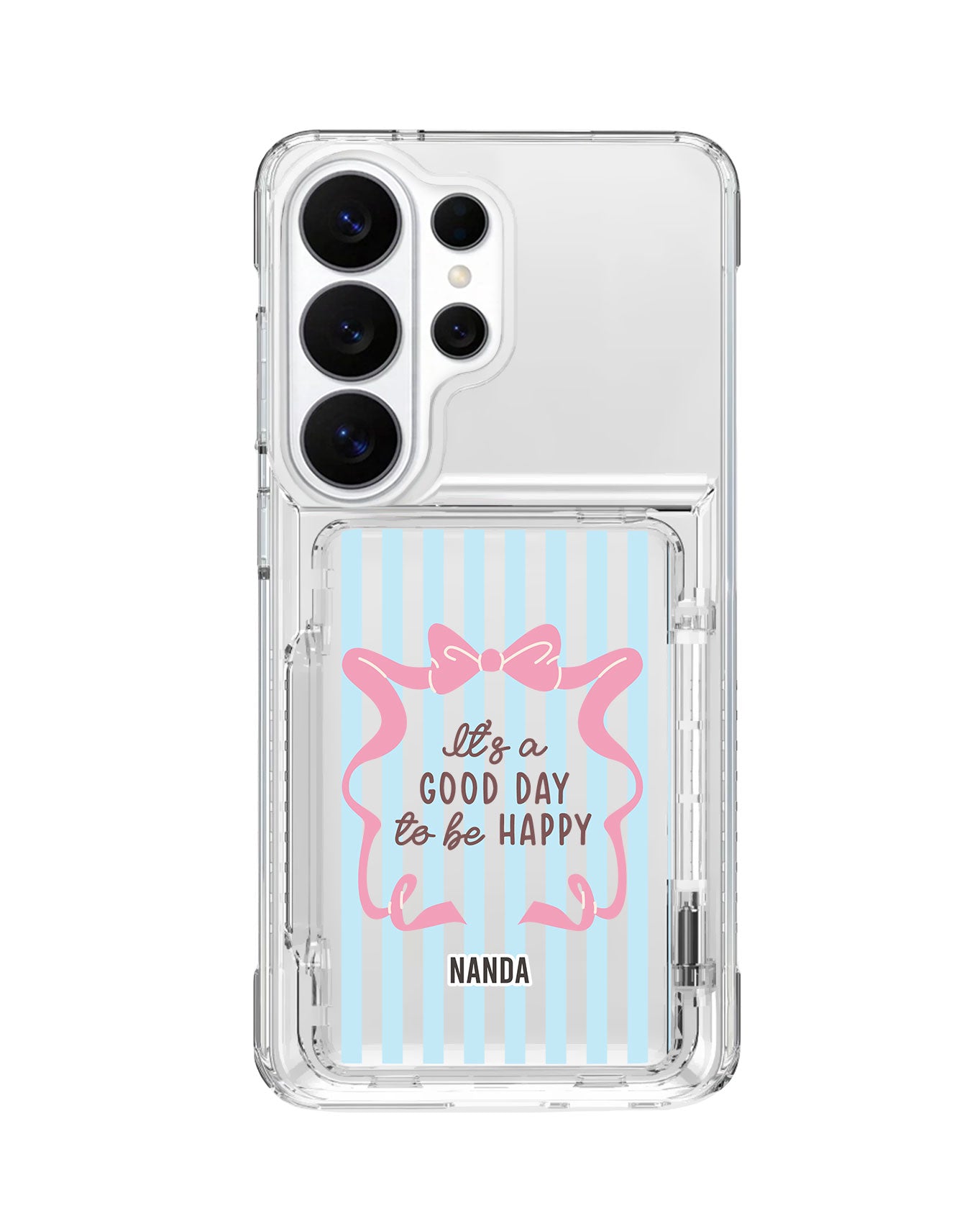 Android Crystal Wallet Standing Case - Good Day Energy