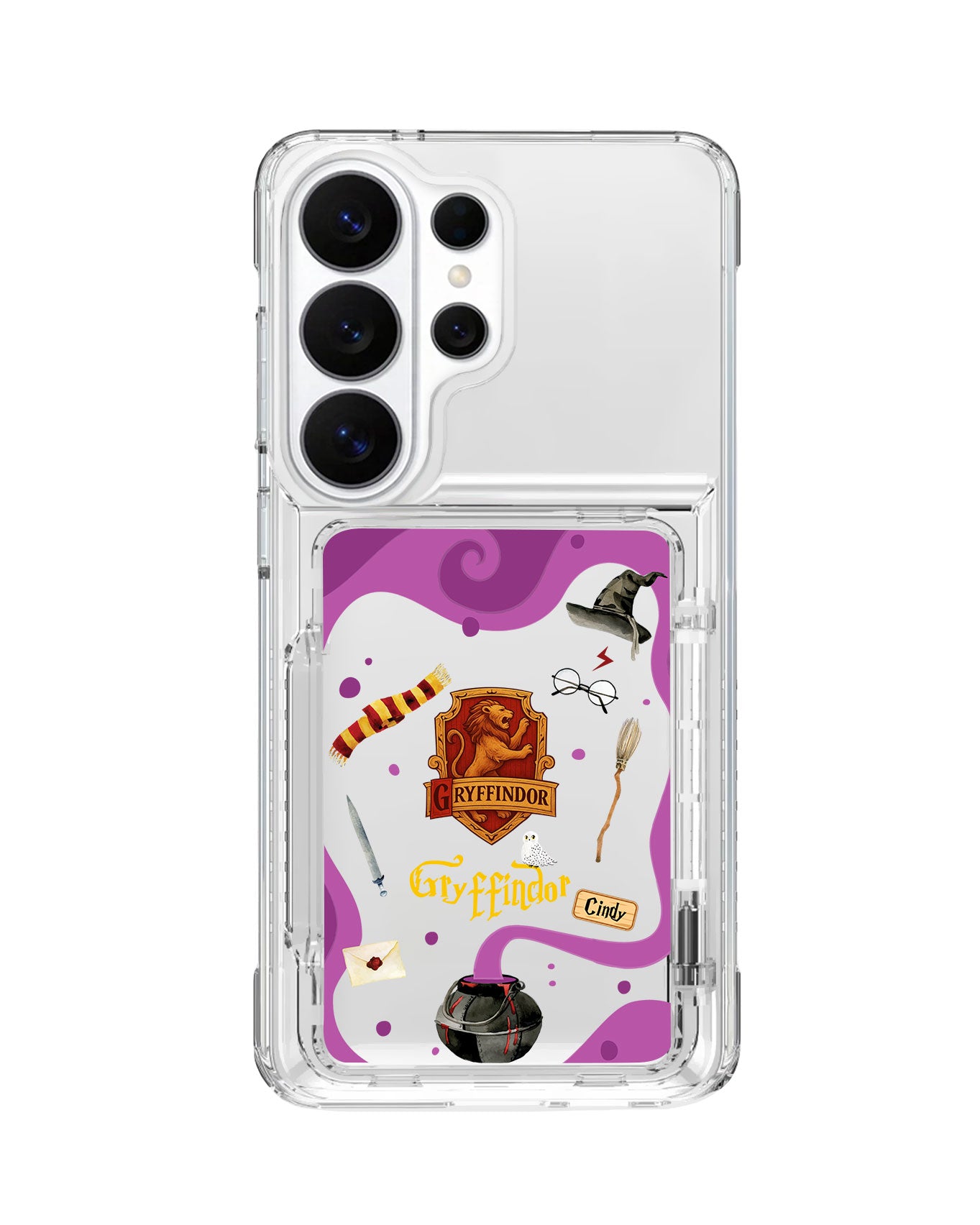 Android Crystal Wallet Standing Case - Gryffindor