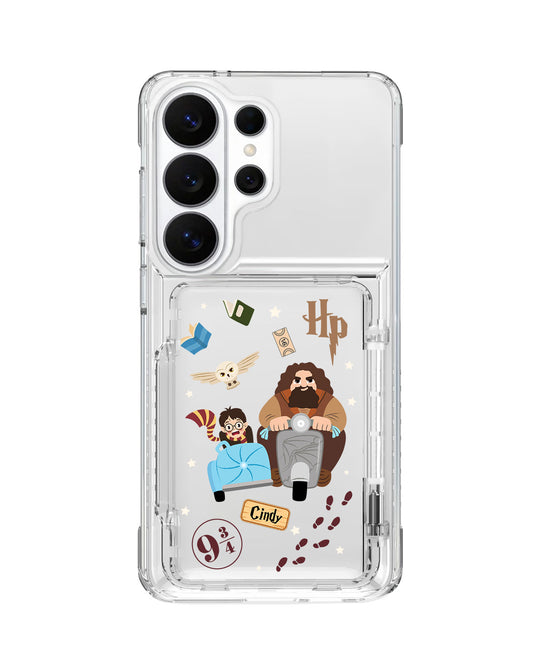 Android Crystal Wallet Standing Case - Harry & Hagrid