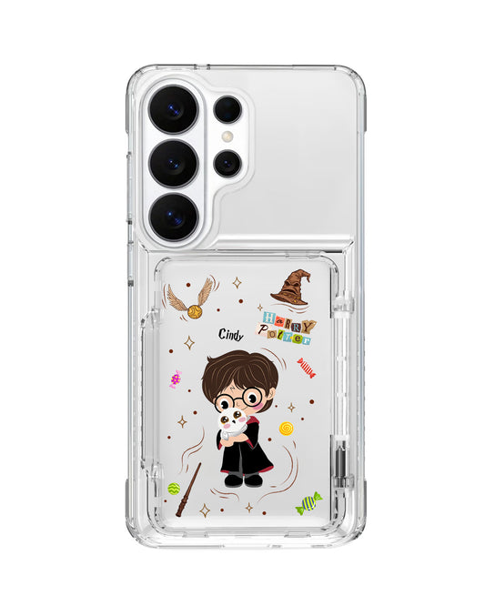 Android Crystal Wallet Standing Case - Harry & Hedwig