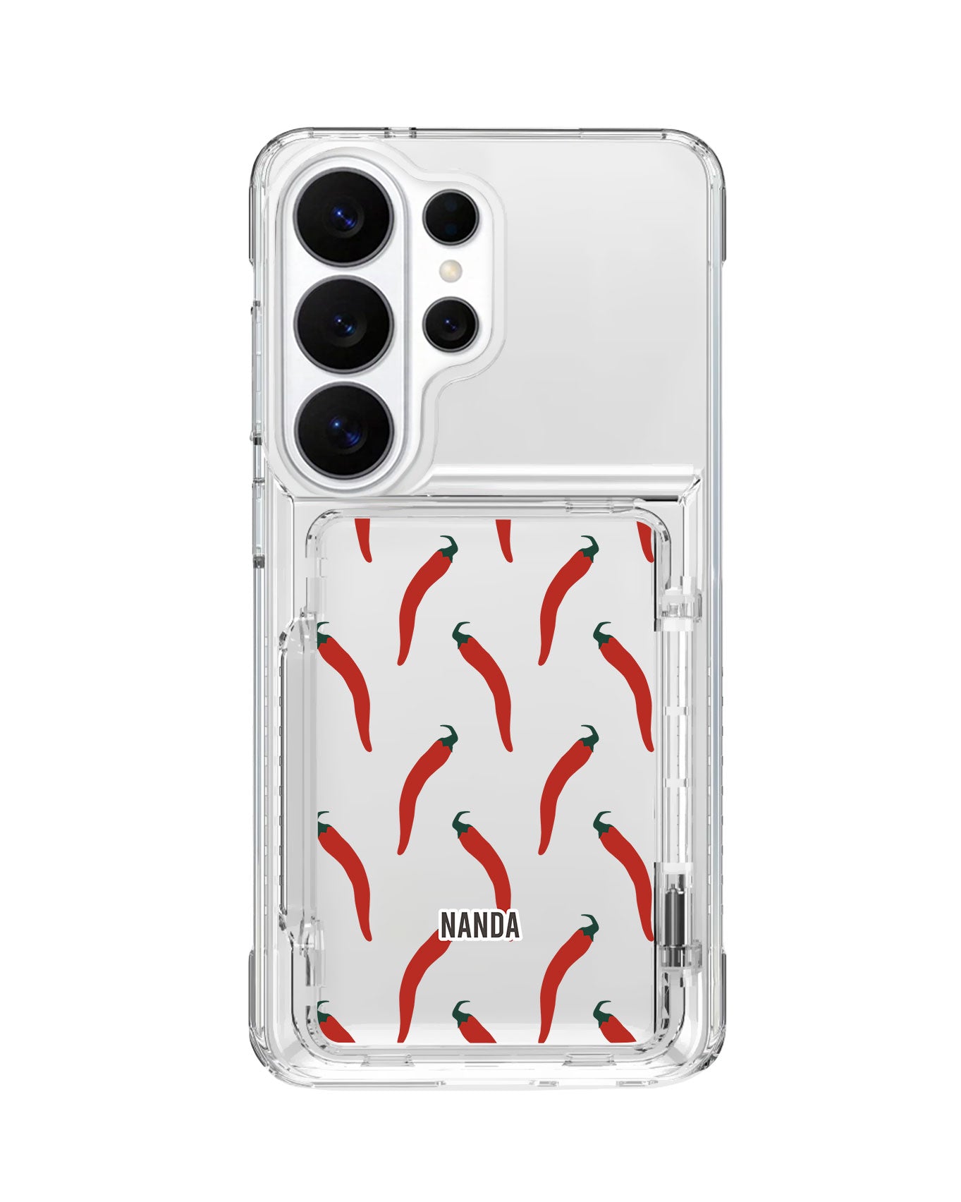 Android Crystal Wallet Standing Case - Hot Stuff