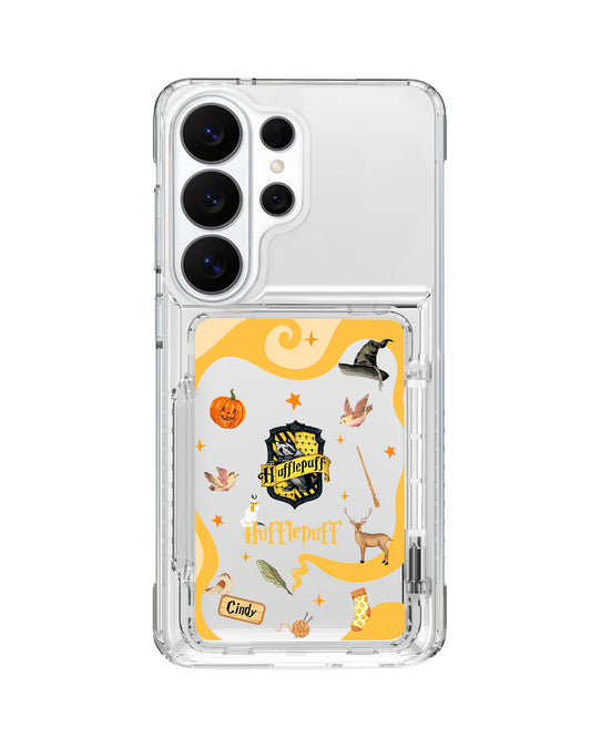 Android Crystal Wallet Standing Case - Hufflepuff