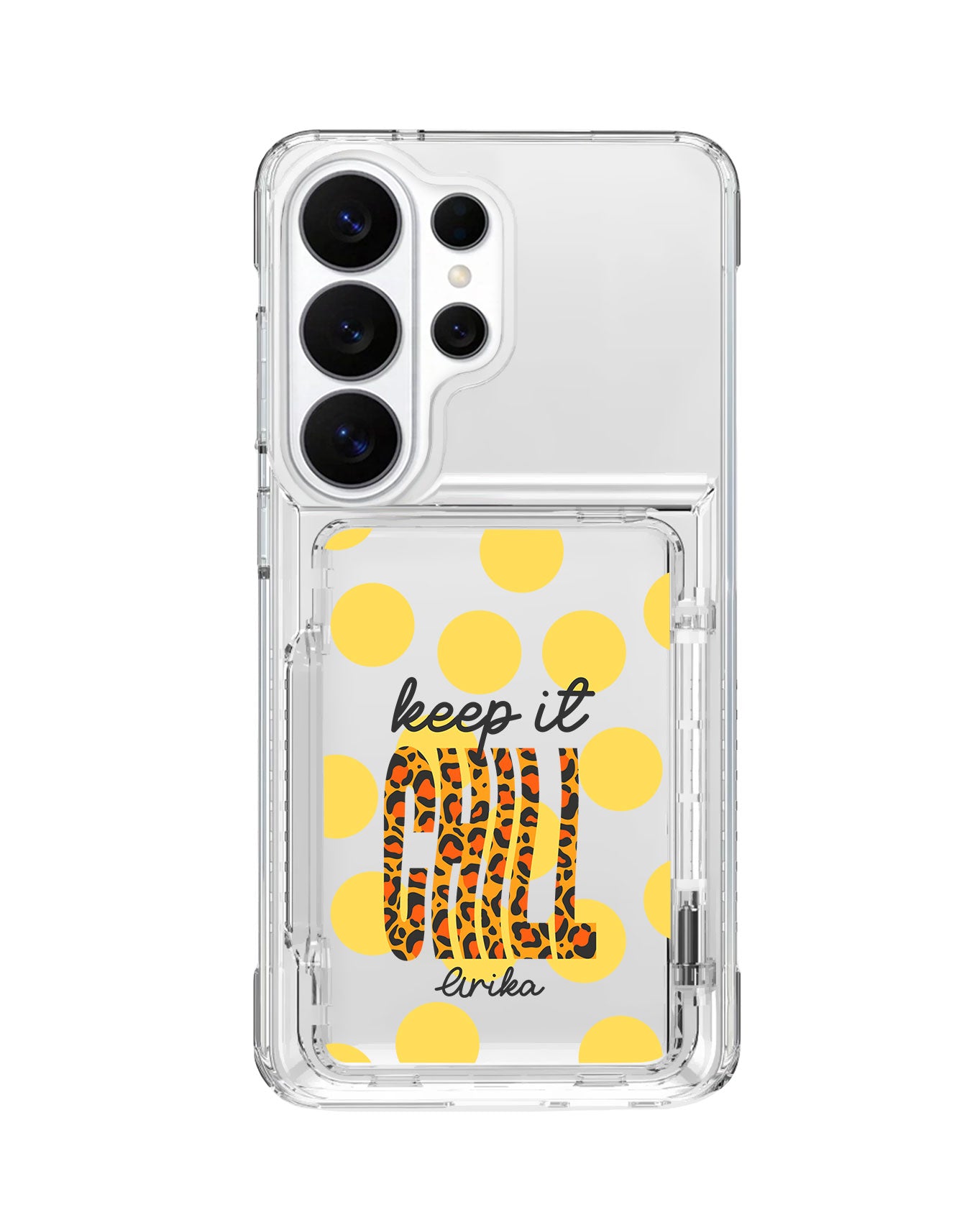 Android Crystal Wallet Standing Case - Keep It Chill