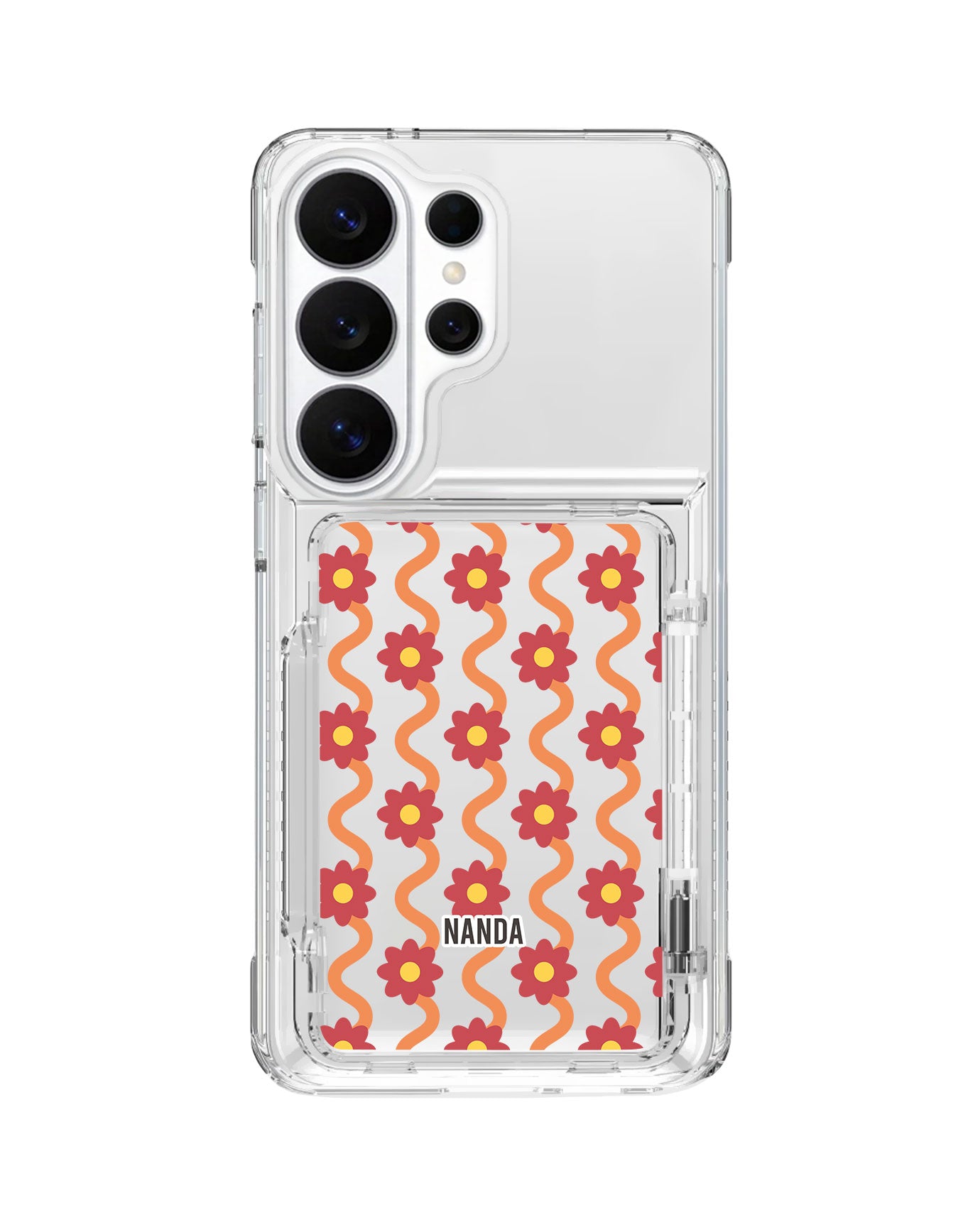 Android Crystal Wallet Standing Case - Marigold Melody