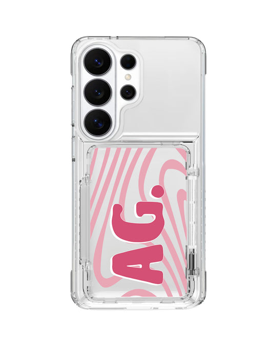 Android Crystal Wallet Standing Case - Red Velvet