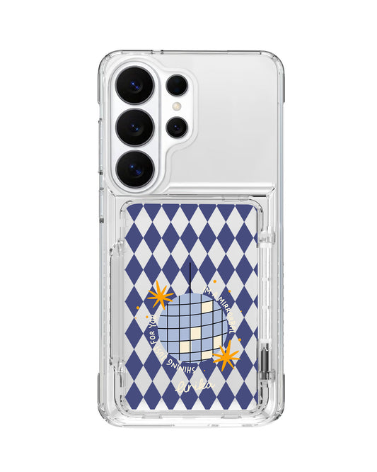 Android Crystal Wallet Standing Case - Shining For You