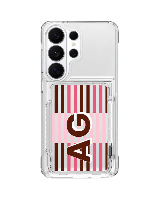 Android Crystal Wallet Standing Case - Strawberry Mocha A