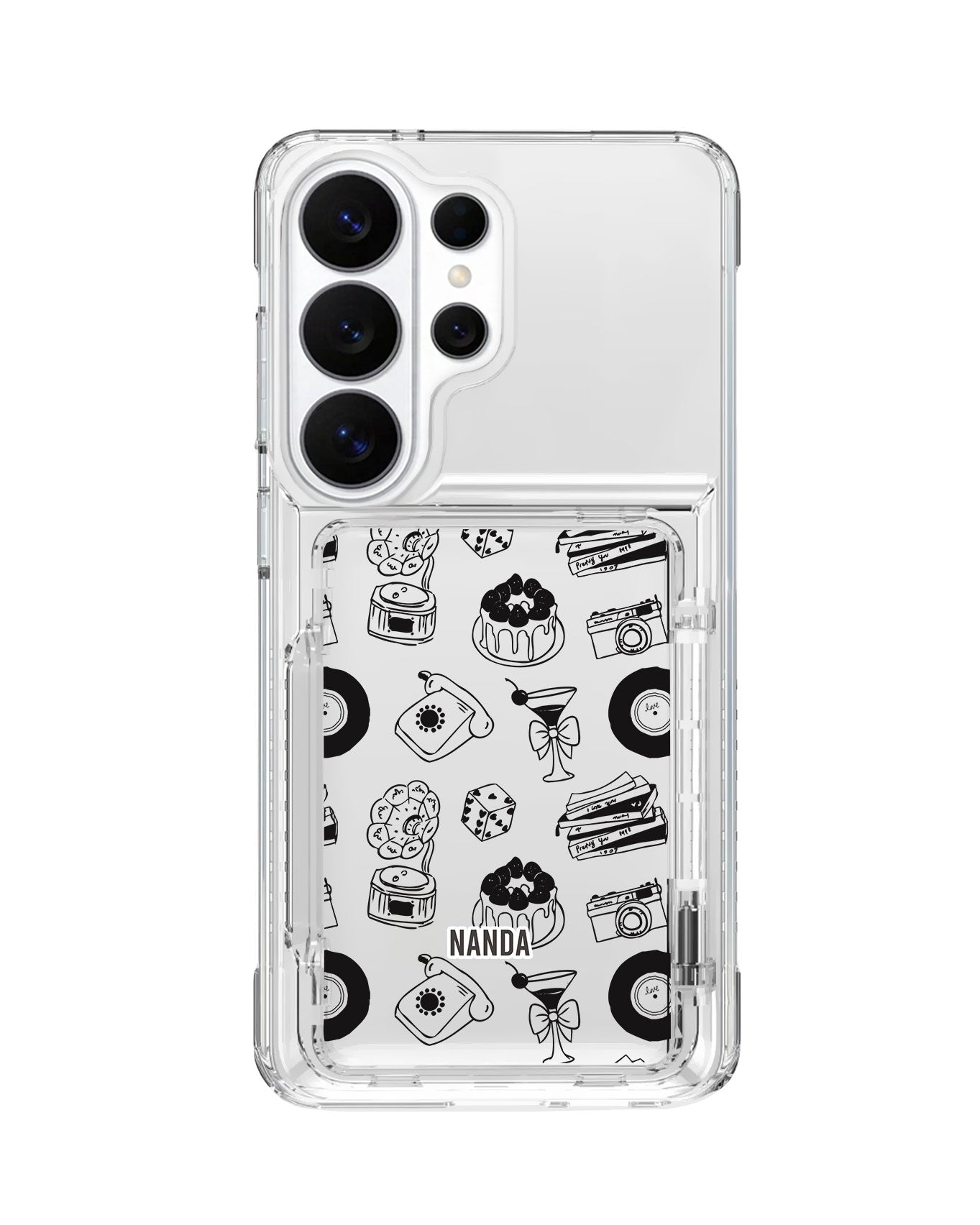 Android Crystal Wallet Standing Case - Sugar Rush