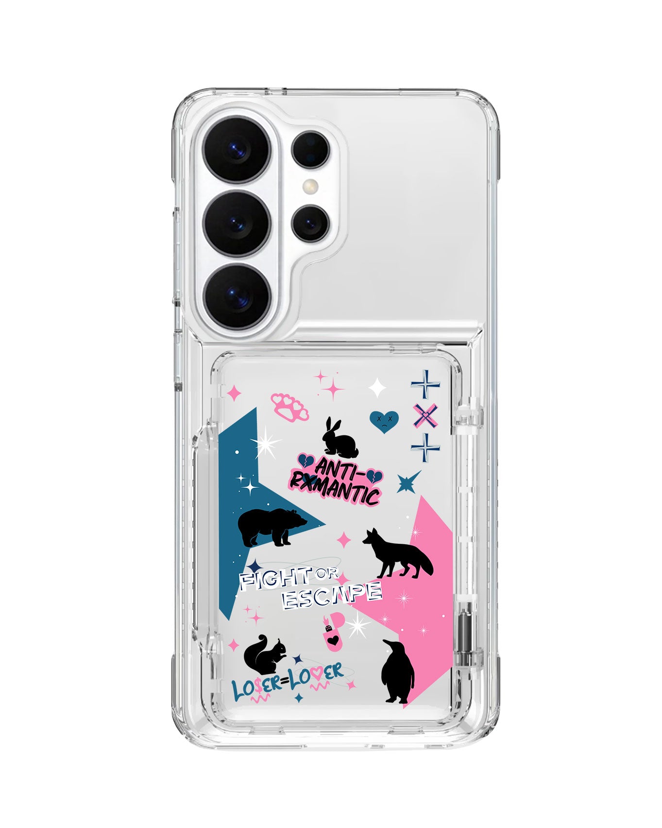 Android Crystal Wallet Standing Case - TXT 1