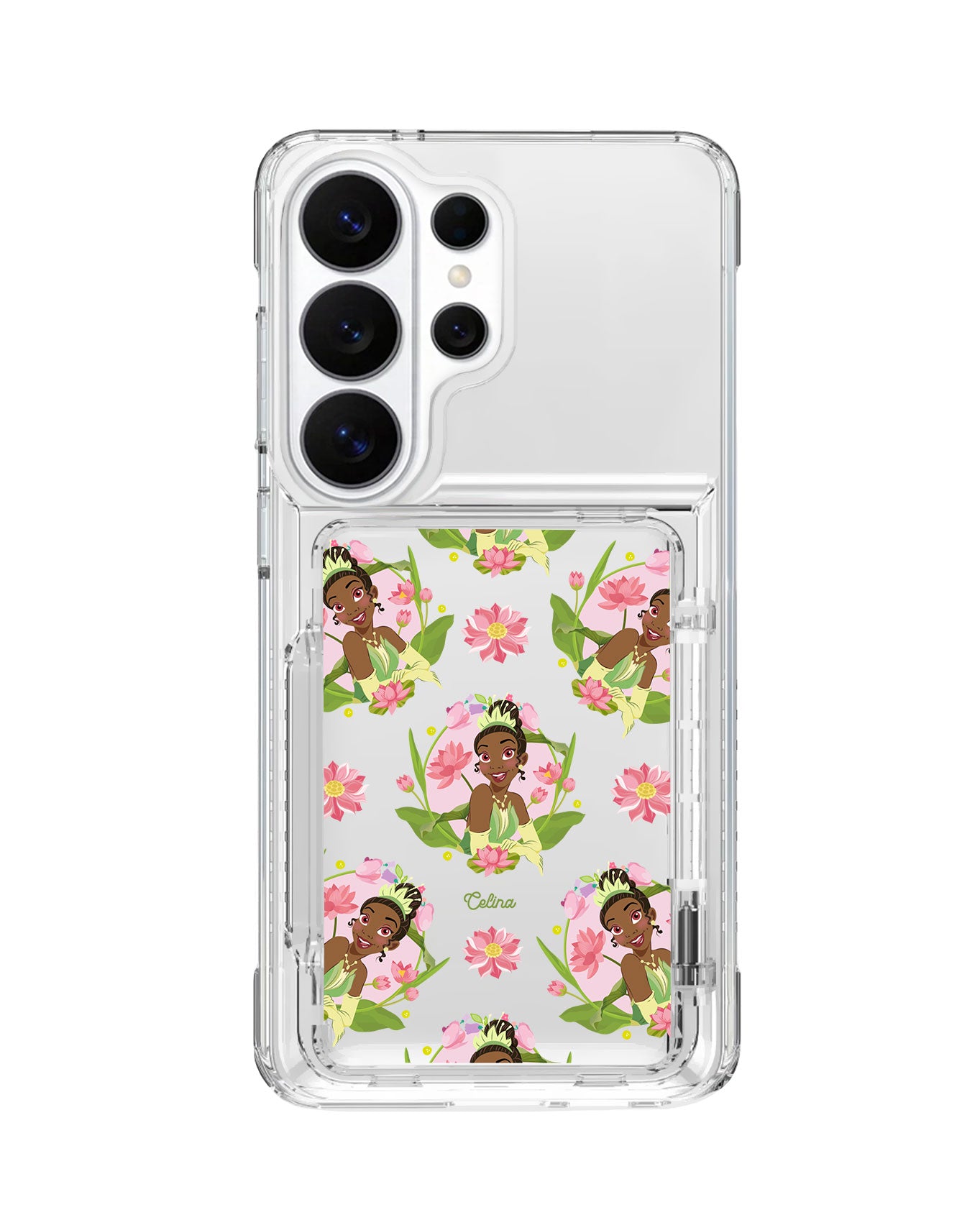 Android Crystal Wallet Standing Case - Tiana