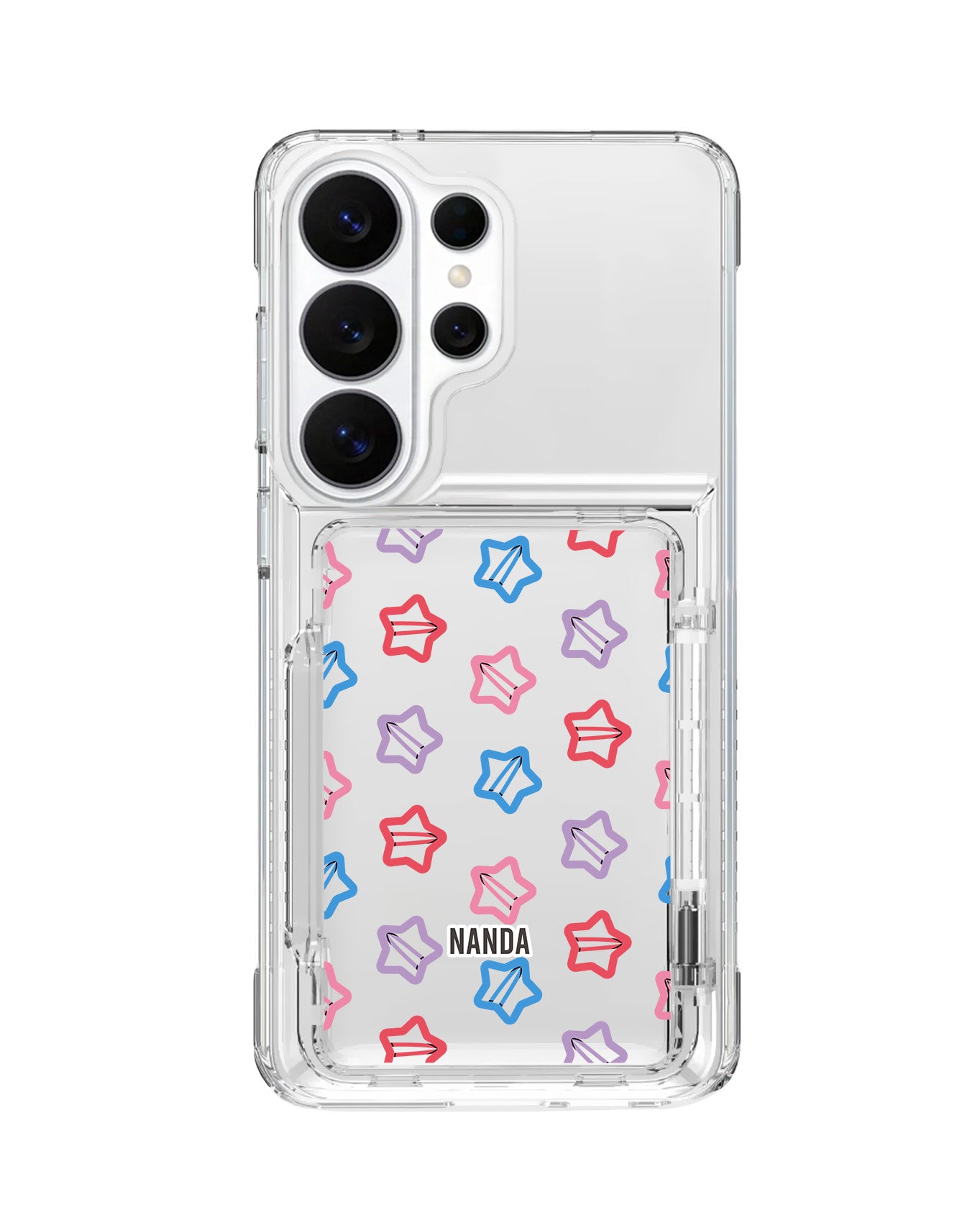 Android Crystal Wallet Standing Case - Twinkle Clips