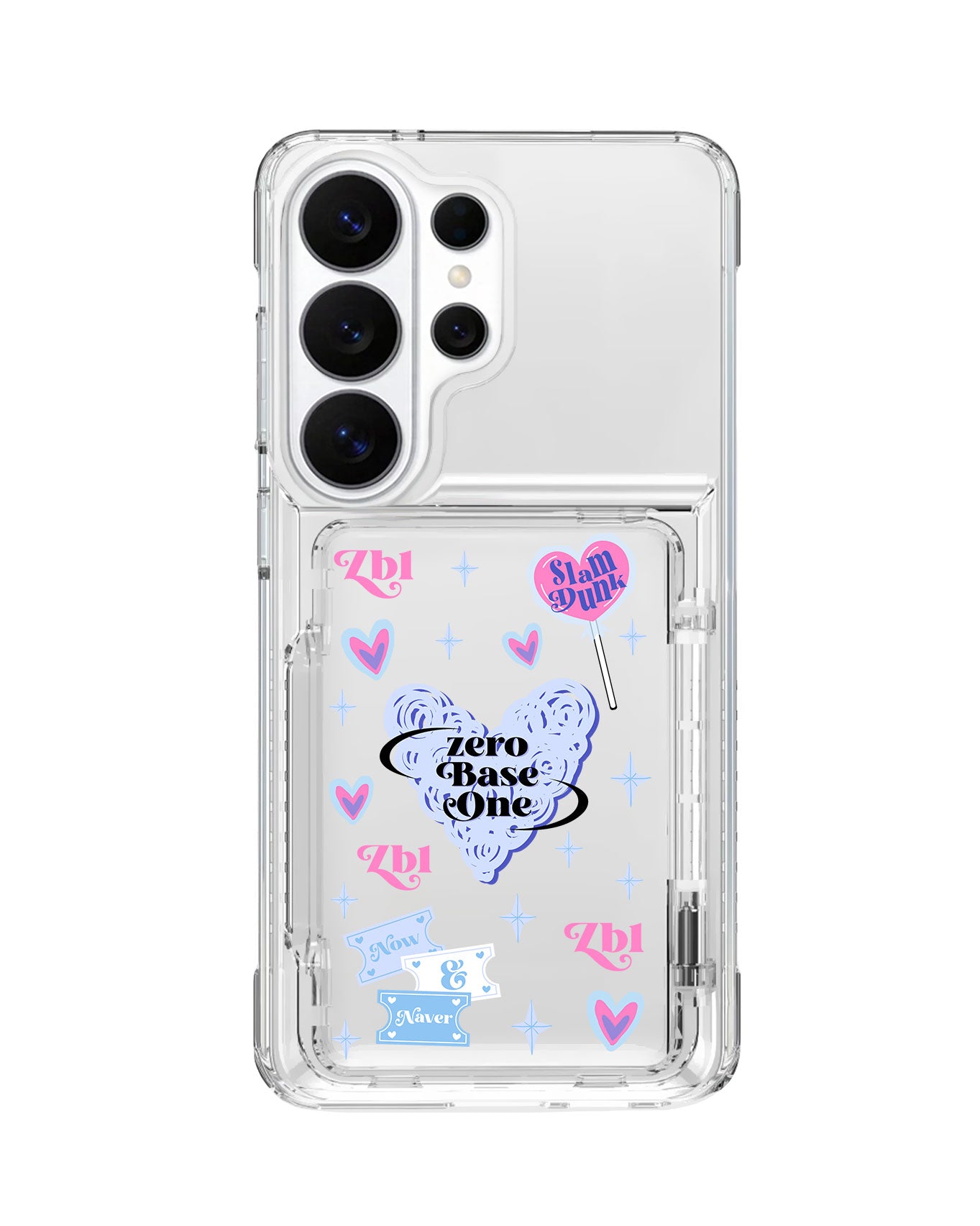 Android Crystal Wallet Standing Case - Zerobaseone 2