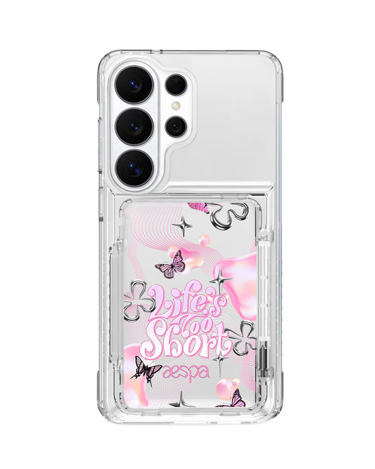Android Crystal Wallet Standing Case - Aespa 1