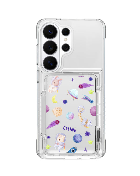 Android Crystal Wallet Standing Case - Animal Planet