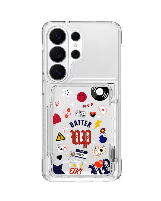 Android Crystal Wallet Standing Case - Babymon 1