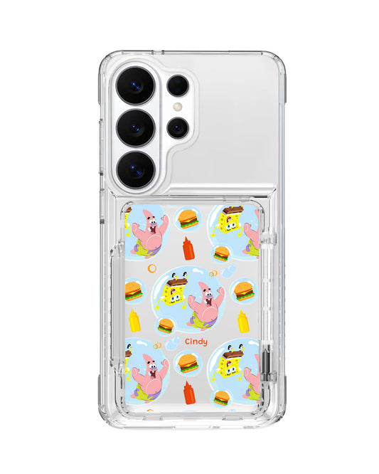 Android Crystal Wallet Standing Case - Bubble Patty