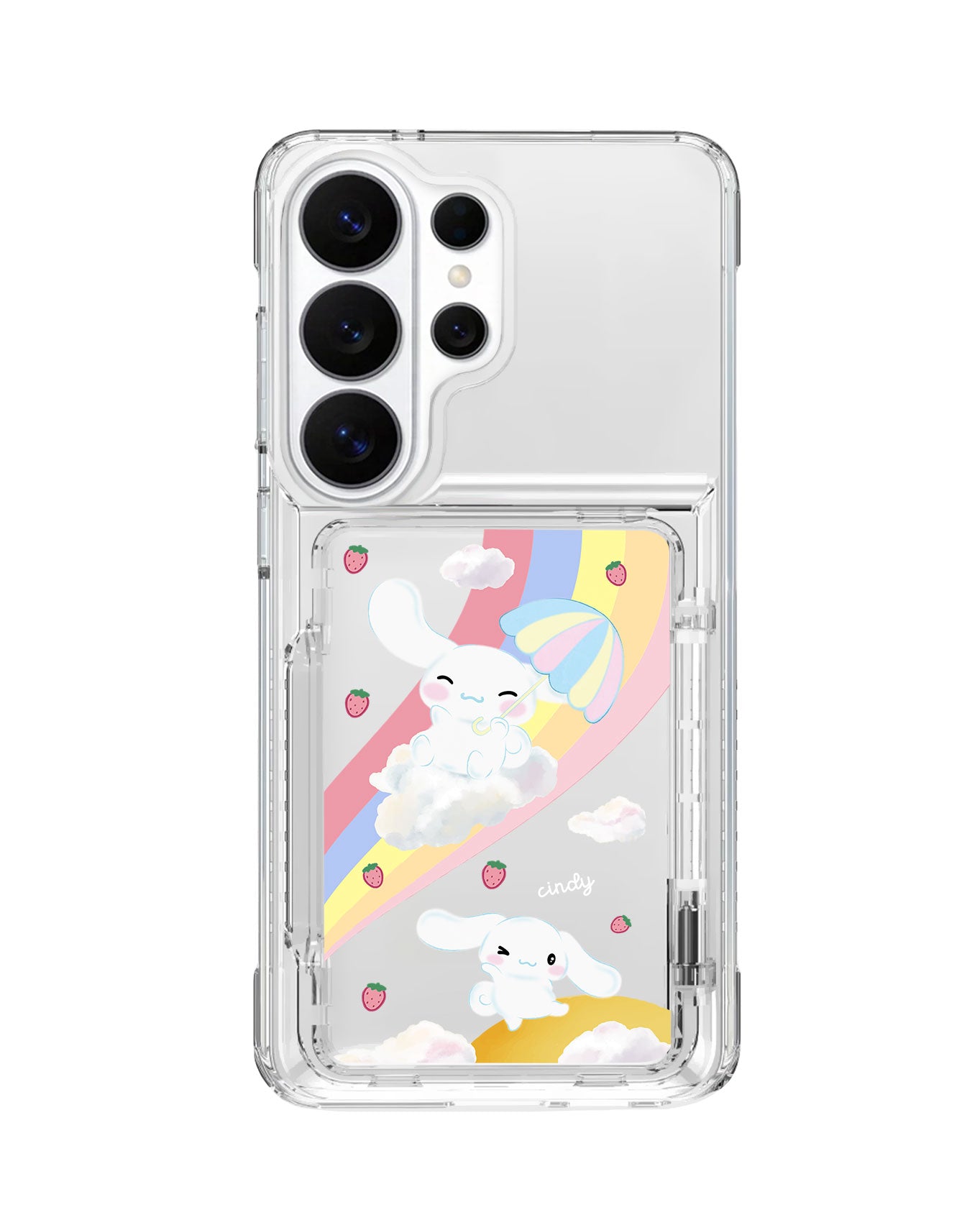 Android Crystal Wallet Standing Case - Cinnamoroll Play