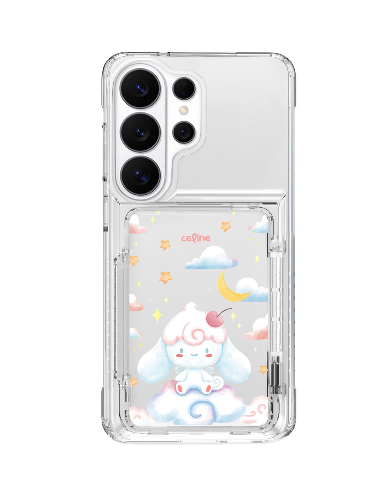 Android Crystal Wallet Standing Case - Cinnamoroll