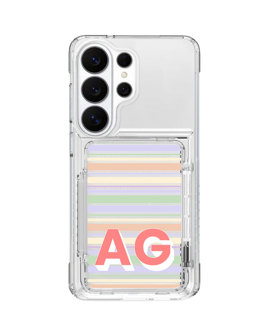 Android Crystal Wallet Standing Case - Dreamy Pastels B