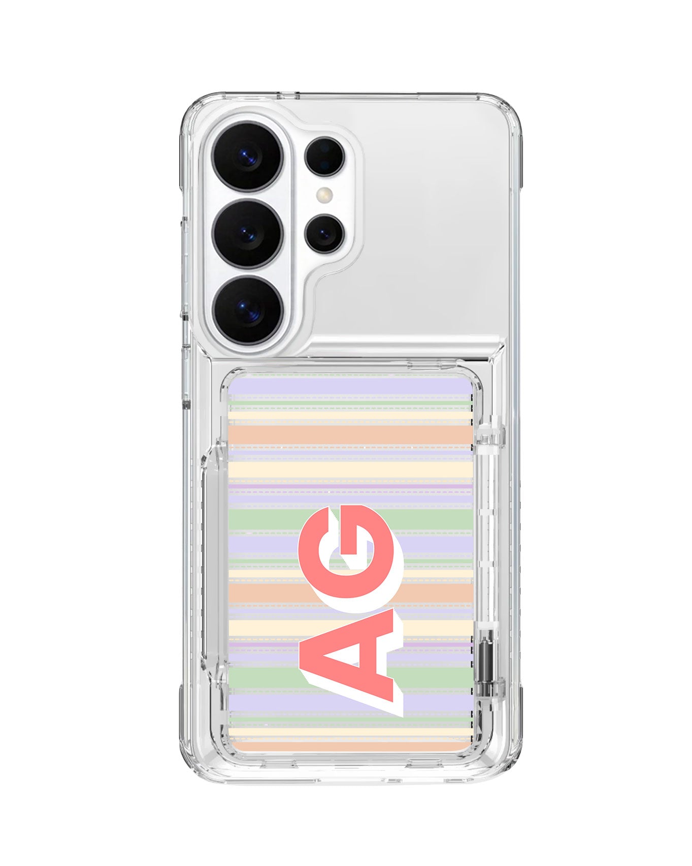 Android Crystal Wallet Standing Case - Dreamy Pastels A