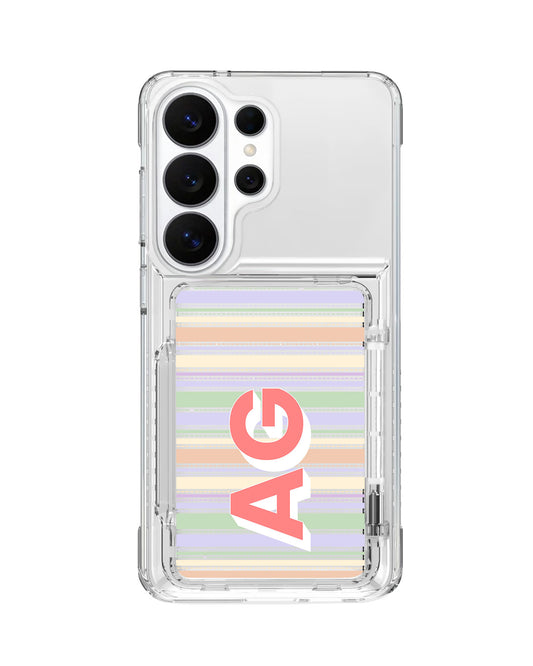 Android Crystal Wallet Standing Case - Dreamy Pastels A