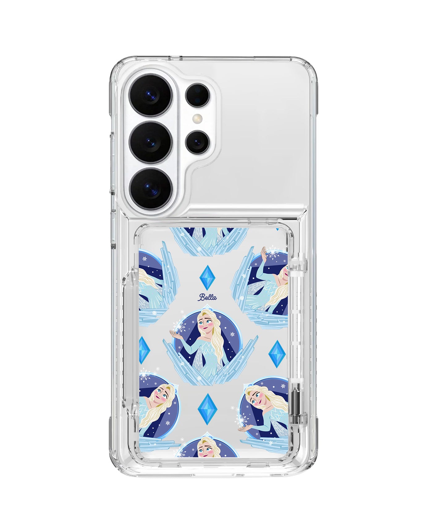 Android Crystal Wallet Standing Case - Elsa