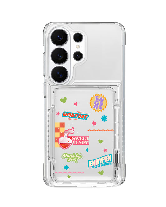 Android Crystal Wallet Standing Case - Enhypen 1