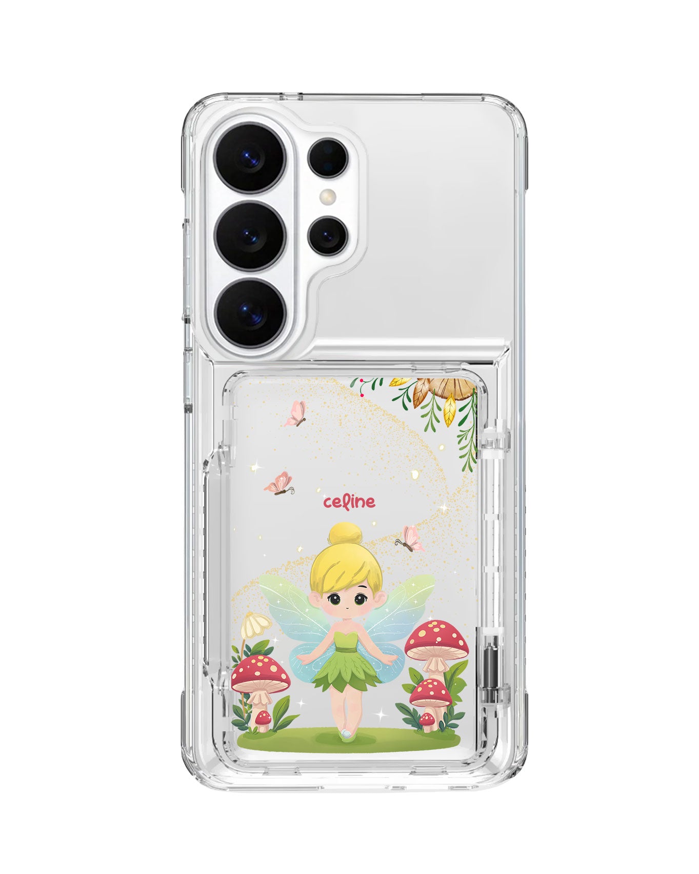 Android Crystal Wallet Standing Case - Fairy