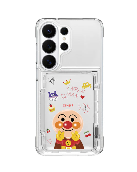 Android Crystal Wallet Standing Case - I'm Anpanman