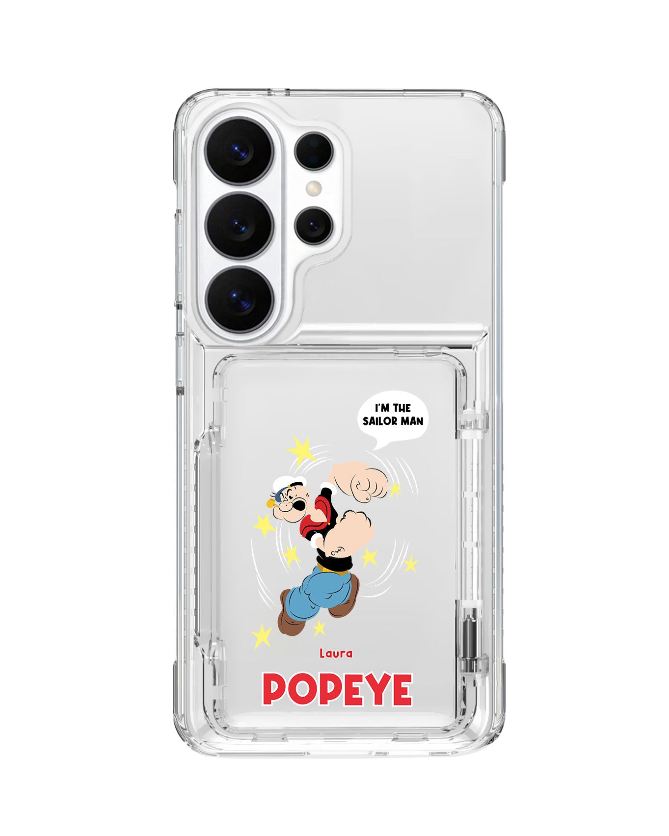 Android Crystal Wallet Standing Case - I'm The Sailor Man