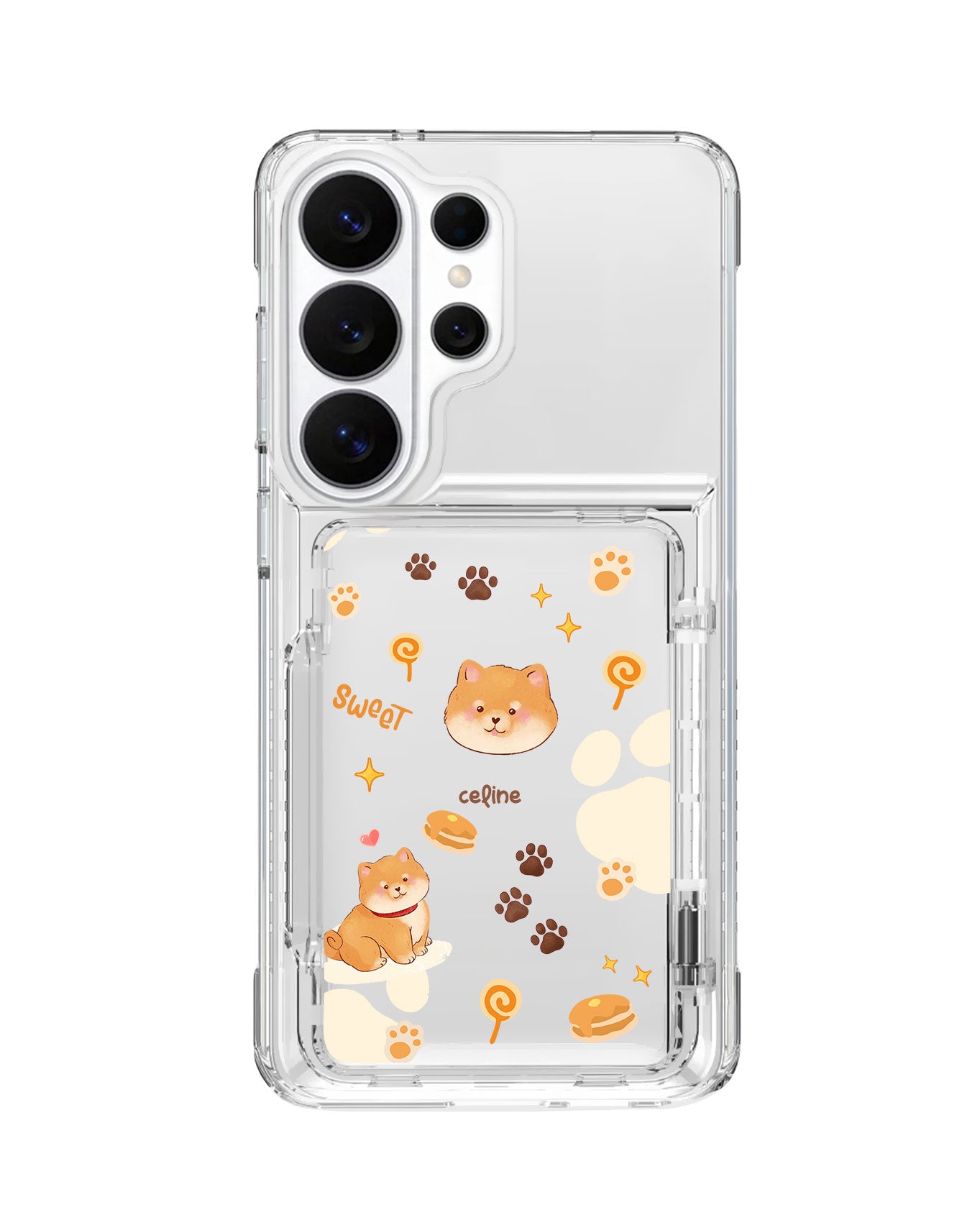 Android Crystal Wallet Standing Case - Let's Play