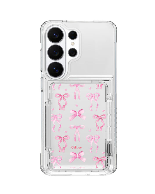 Android Crystal Wallet Standing Case - Love Coquette