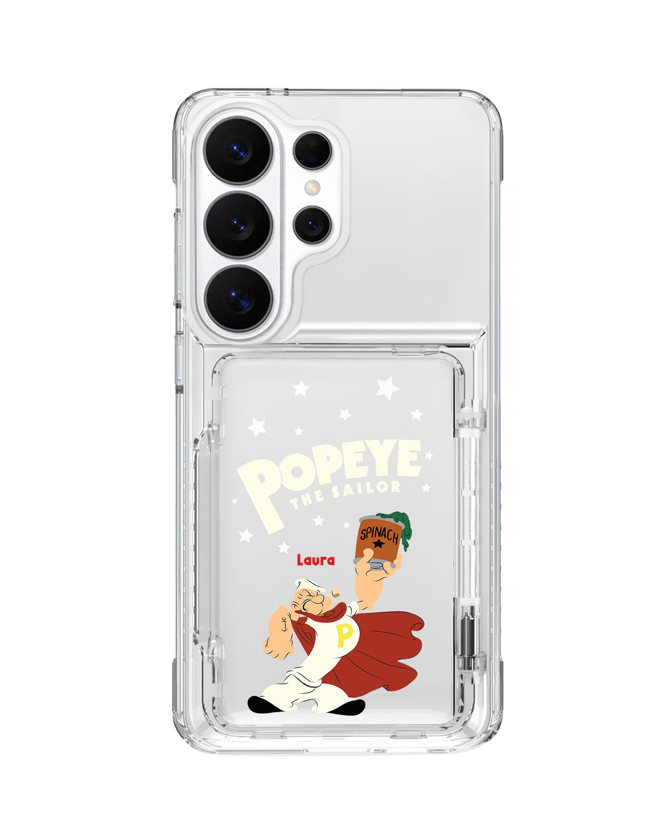 Android Crystal Wallet Standing Case - Popeye The Sailor