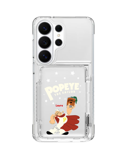 Android Crystal Wallet Standing Case - Popeye The Sailor