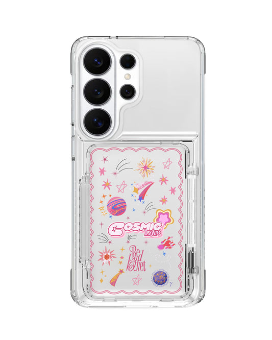 Android Crystal Wallet Standing Case - Red Velvet 1
